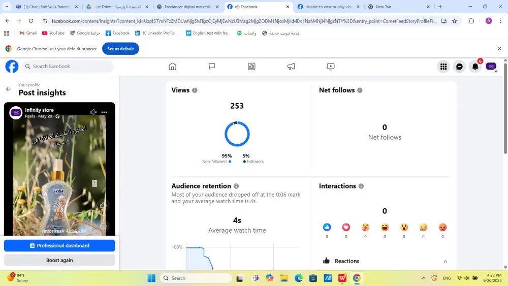 تصميم 5 منشورات جاهزة للنشر