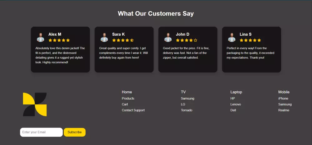 تصميم وتطوير واجهة ويب احترافية باستخدام React وTailwind CSS