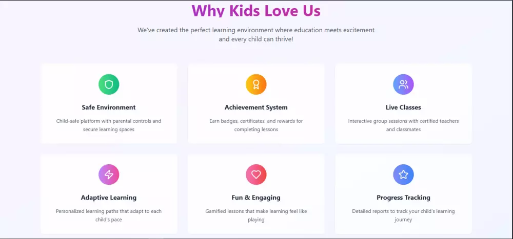 تصميم منصة تعليمية للأطفال بواجهة جذابة وتفاعلية React-Next