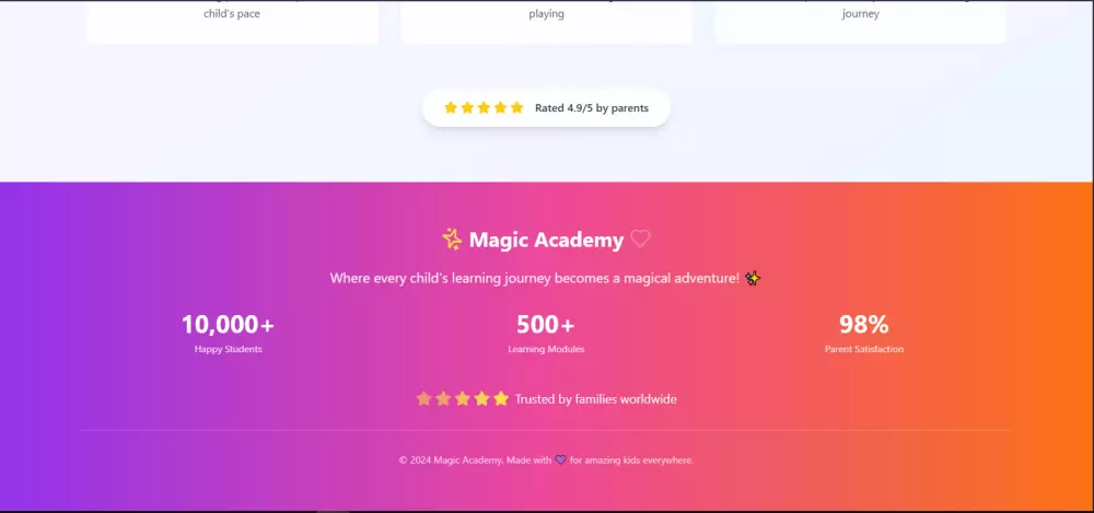 تصميم منصة تعليمية للأطفال بواجهة جذابة وتفاعلية React-Next