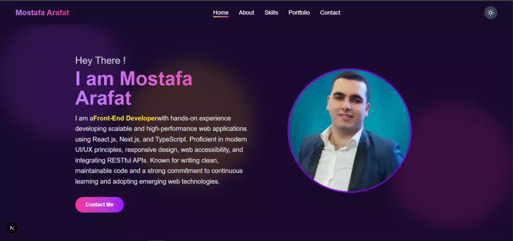 تصميم وبناء Portfolio احترافي باستخدام React.js لعرض أعمالك بشكل مميز