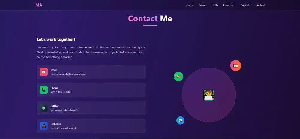 تصميم وبناء Portfolio احترافي باستخدام React.js لعرض أعمالك بشكل مميز