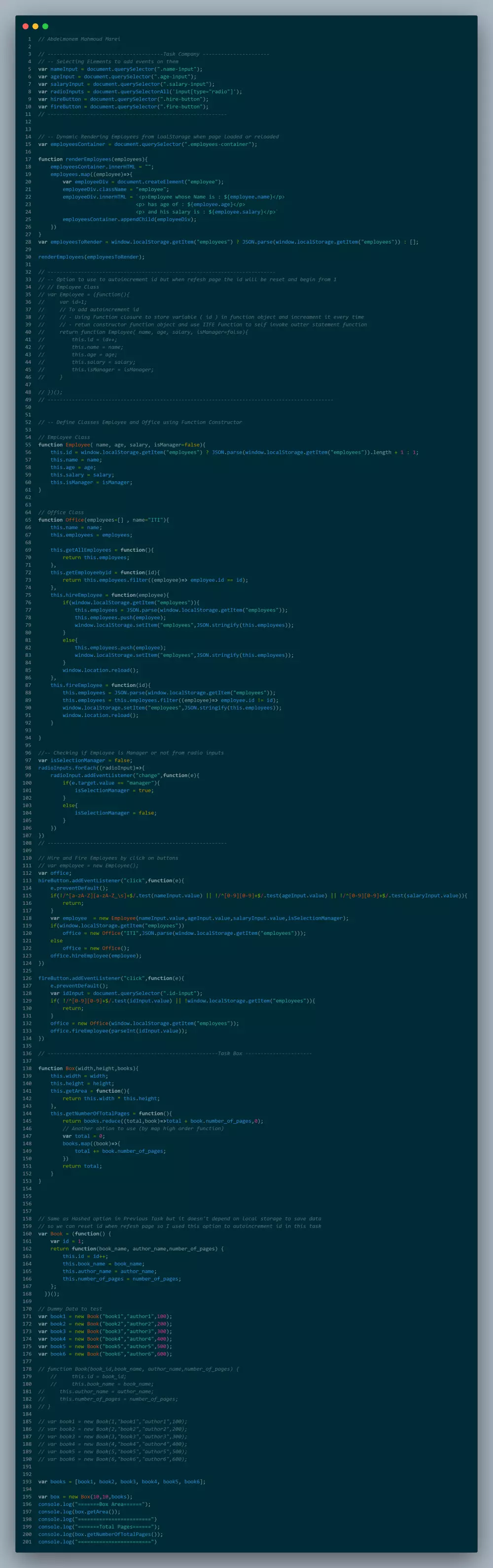 إصلاح مشاكل كود JavaScript أو TypeScript و تعديله باحترافية