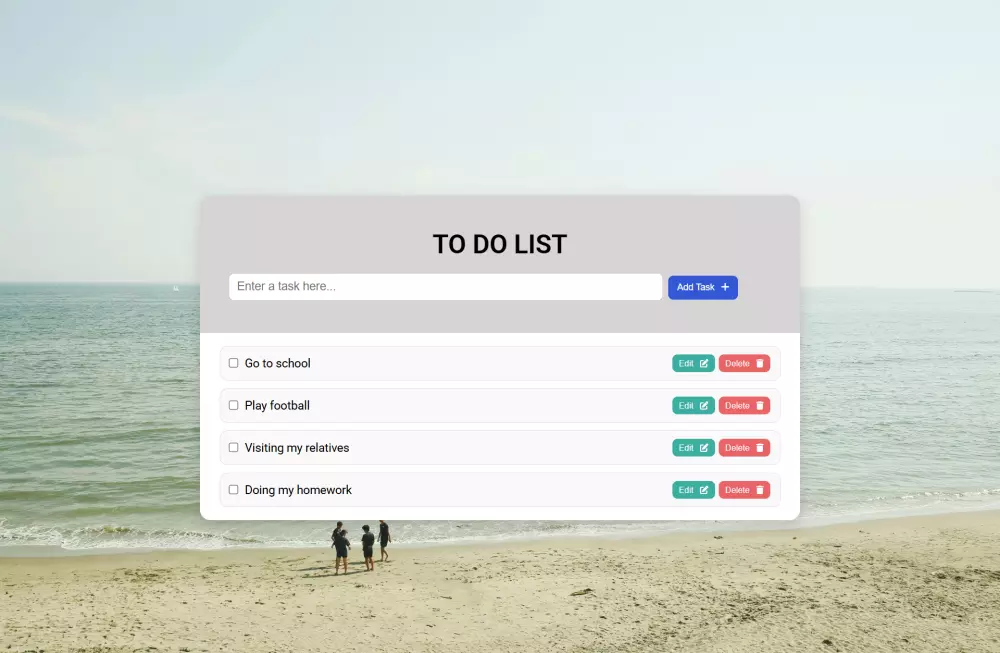 قائمة مهام يومية ( To Do List ) متجاوبة مع جميع الشاشات