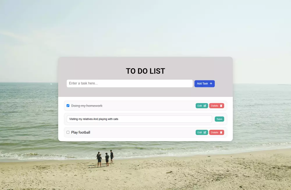 قائمة مهام يومية ( To Do List ) متجاوبة مع جميع الشاشات