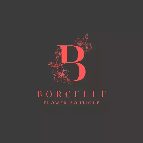 تصميم لوجو أنثوي أنيق لبراند أو بوتيك ورد (Borcelle Style)