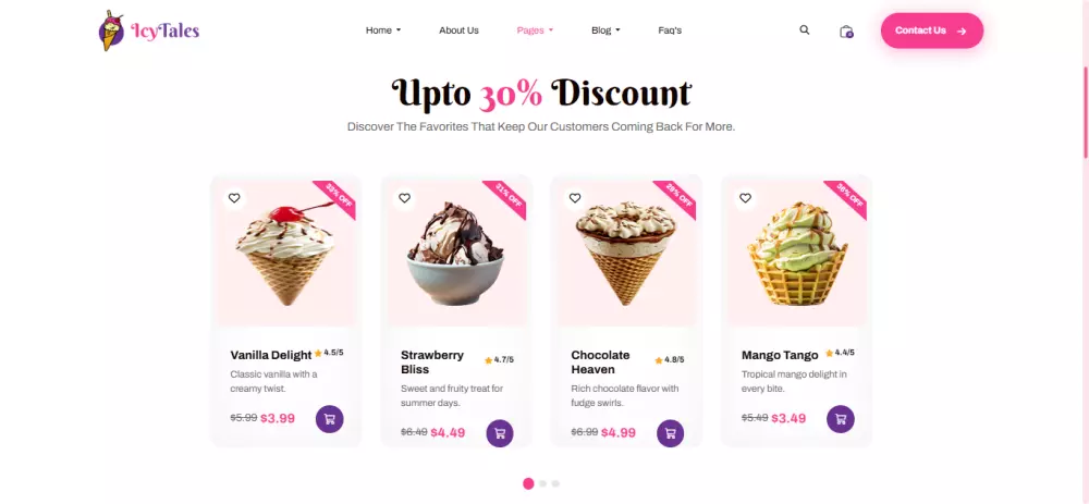 تصميم صفحة هبوط متجاوبه وجذابه بـ HTML وCSS وBootstrap