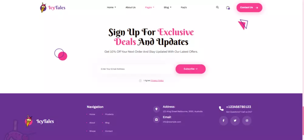 تصميم صفحة هبوط متجاوبه وجذابه بـ HTML وCSS وBootstrap