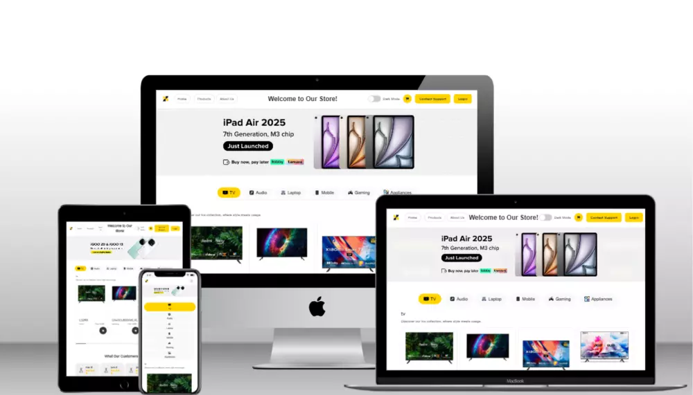 Landing Page كاملة لتحويل الزائر إلى عميل | تصميم + كود نظيف