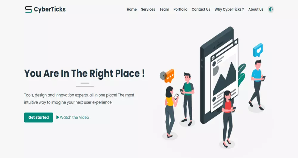 تصميم صفحة هبوط مناسبة لمشروعك الخاص (Landing page)