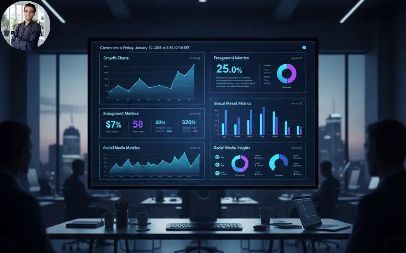 سأدير حسابات السوشيال ميديا الخاصة بك مع خطة محتوى واستراتيجية كاملة