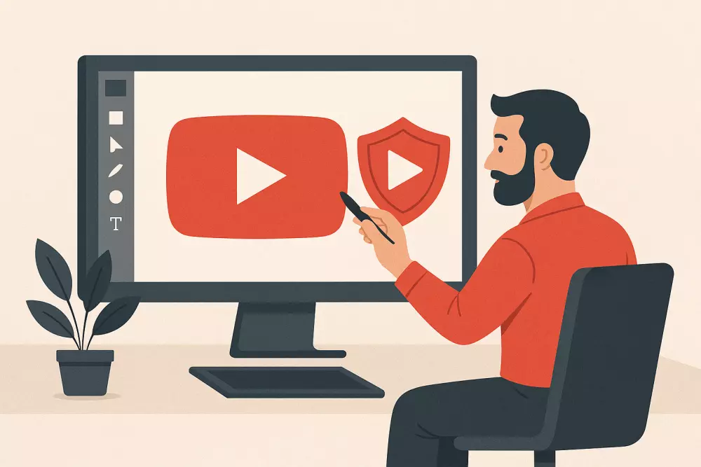 تصميم لوجو احترافي جداً لليوتيوب