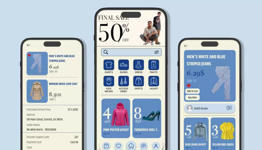 تصميم واجهات برامج جوال UI/UX