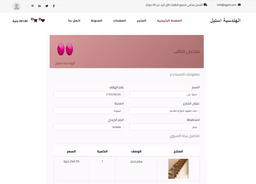 متجر إلكتروني احترافي عربي أو إنجليزي بـ ASP.NET MVC