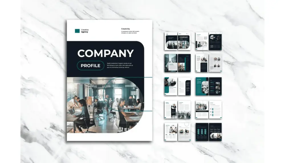 تصميم بروفايل شركة احترافي يعكس هوية علامتك التجارية