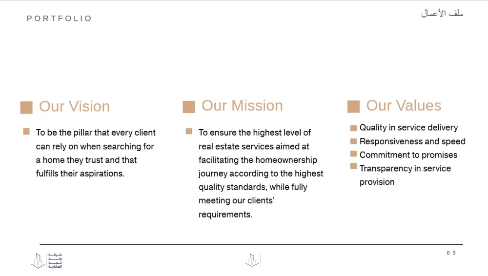 تصميم بروفايل شركة احترافي يعكس هوية علامتك التجارية