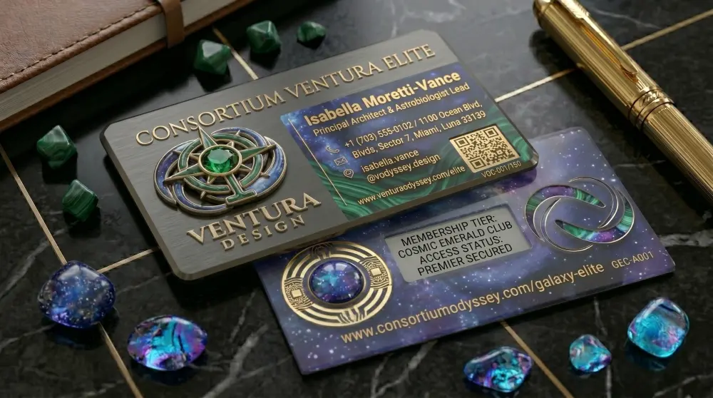 تصميم كارت VIP احترافي وفخم (Business Card) بهوية مميزة قابلة للطباعة