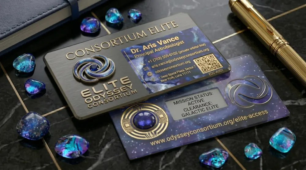 تصميم كارت VIP احترافي وفخم (Business Card) بهوية مميزة قابلة للطباعة