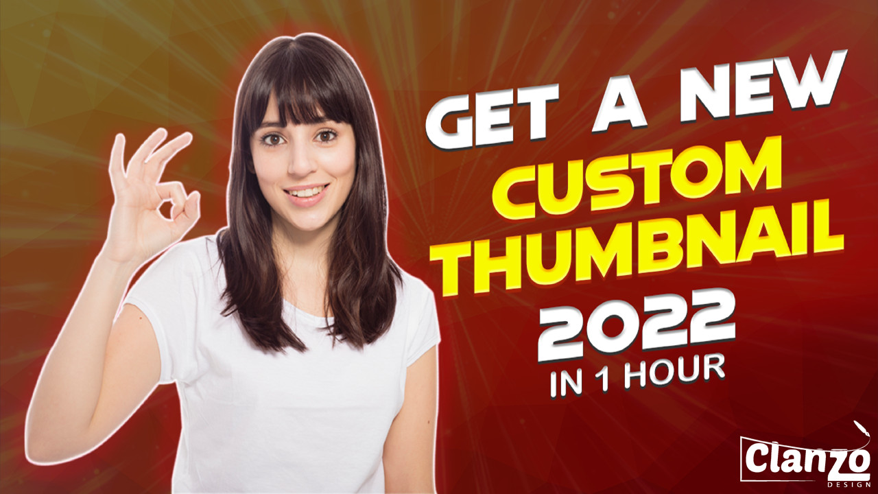 تصميم صورة مصغرة مخصصة جديدة لفيديو في ساعة واحدة