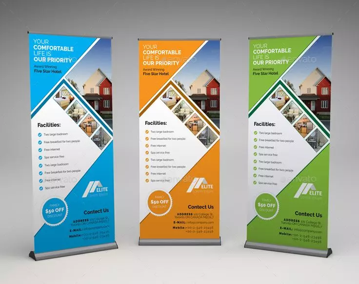 تصميم بنرات بطريقة احترافية ودقة عالية