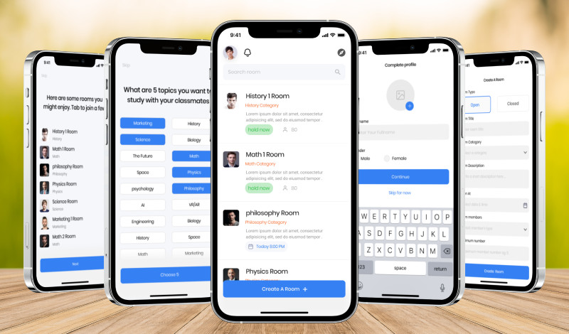 تصميم واجهات وتجربة مستخدم احترافية للايفون والاندرويد UX UI