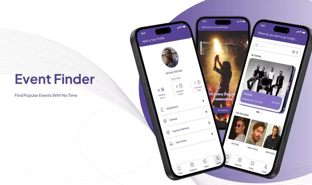 تصميم وجهات موبايل ابليكيشن