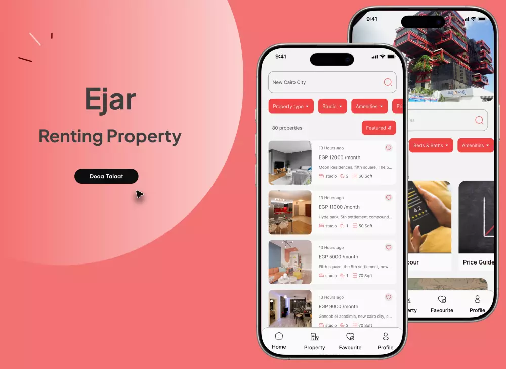 تصميم وجهات موبايل ابليكيشن