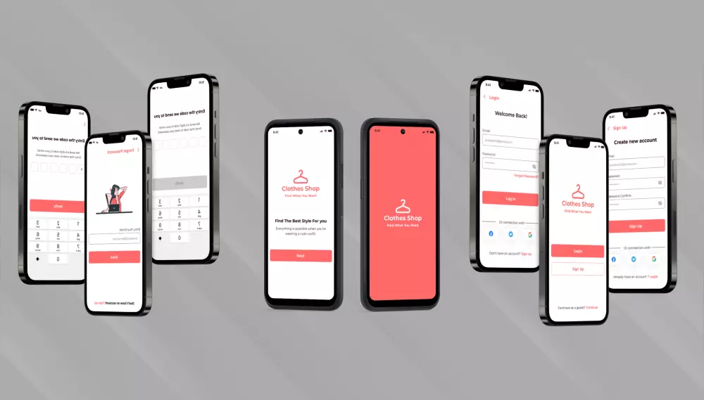 تصميم تطبيقات وجهة المستخدم لهاتف UI UX