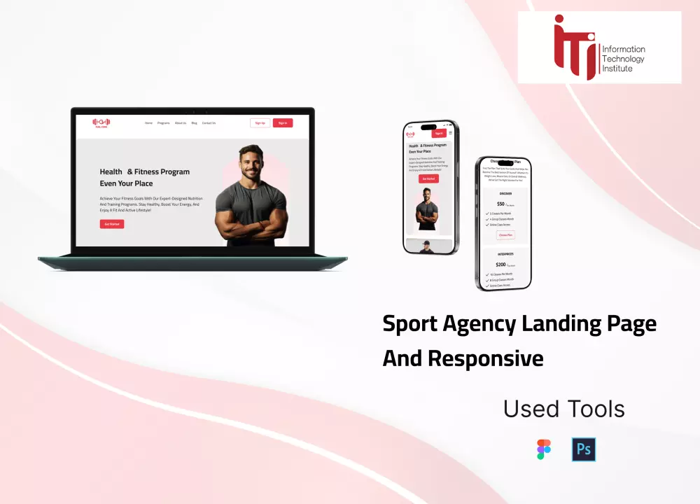 تصميم صفحة هبوط Landing page UI Design