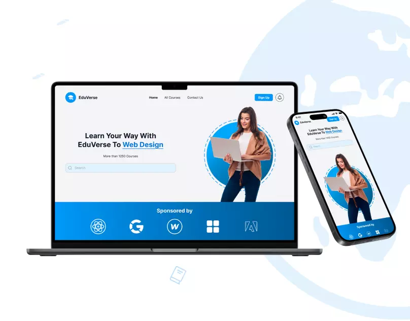 تصميم صفحة هبوط احترافية Responsive landing page