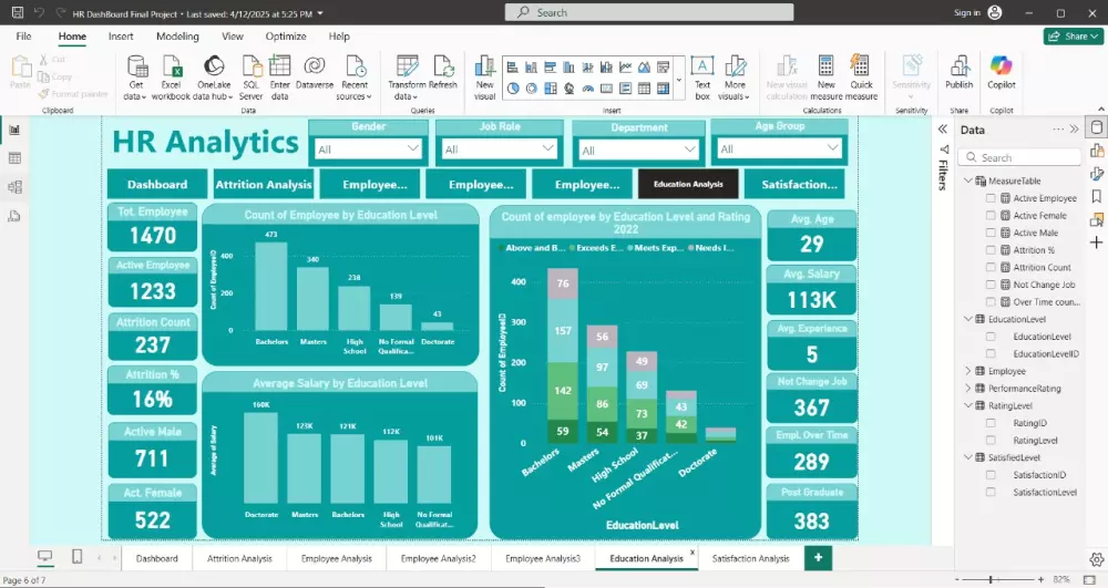 تصميم داشبورد تفاعلي احترافي باستخدام Excel أو Power BI