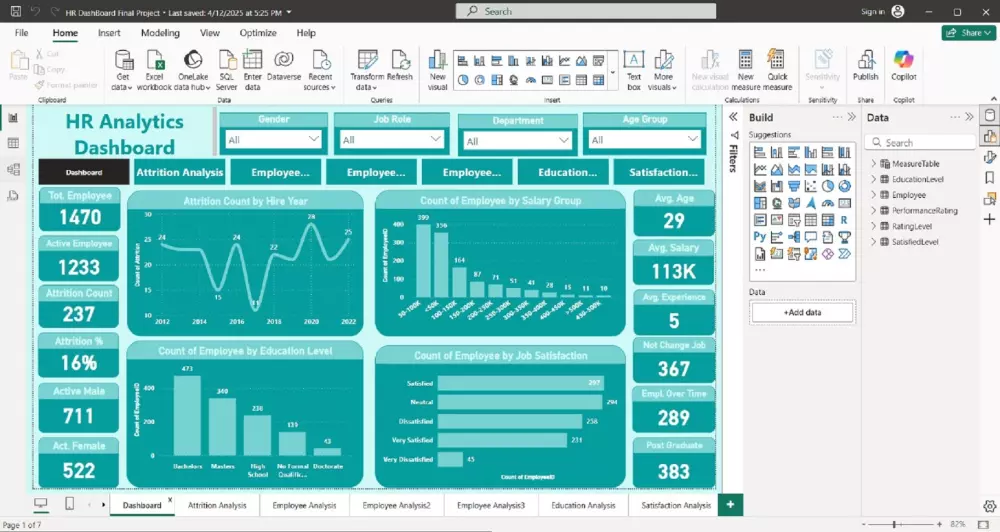 تصميم داشبورد تفاعلي احترافي باستخدام Excel أو Power BI