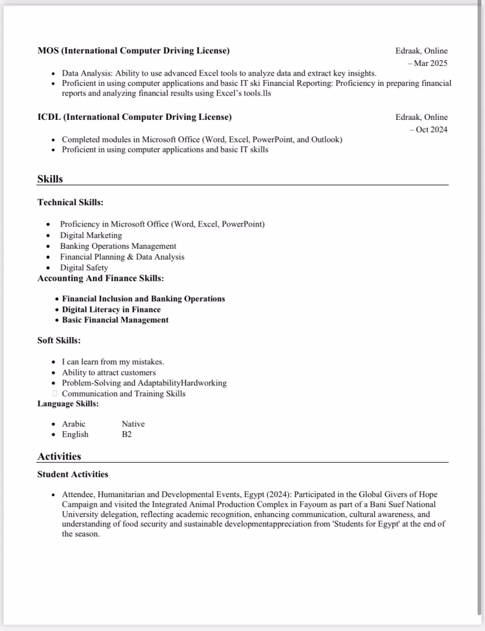 تصميم سيرة ذاتية احترافية (CV) متوافقة مع أنظمة التوظيف (ATS) تساعدك على جذب انتباه أصحاب العمل والنجاح في التقديم على الوظائف