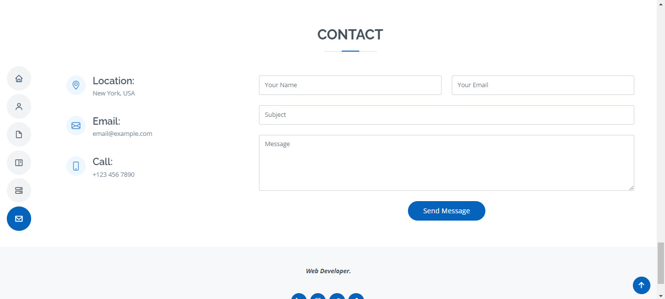 تصميم وبرمجة موقع شخصي