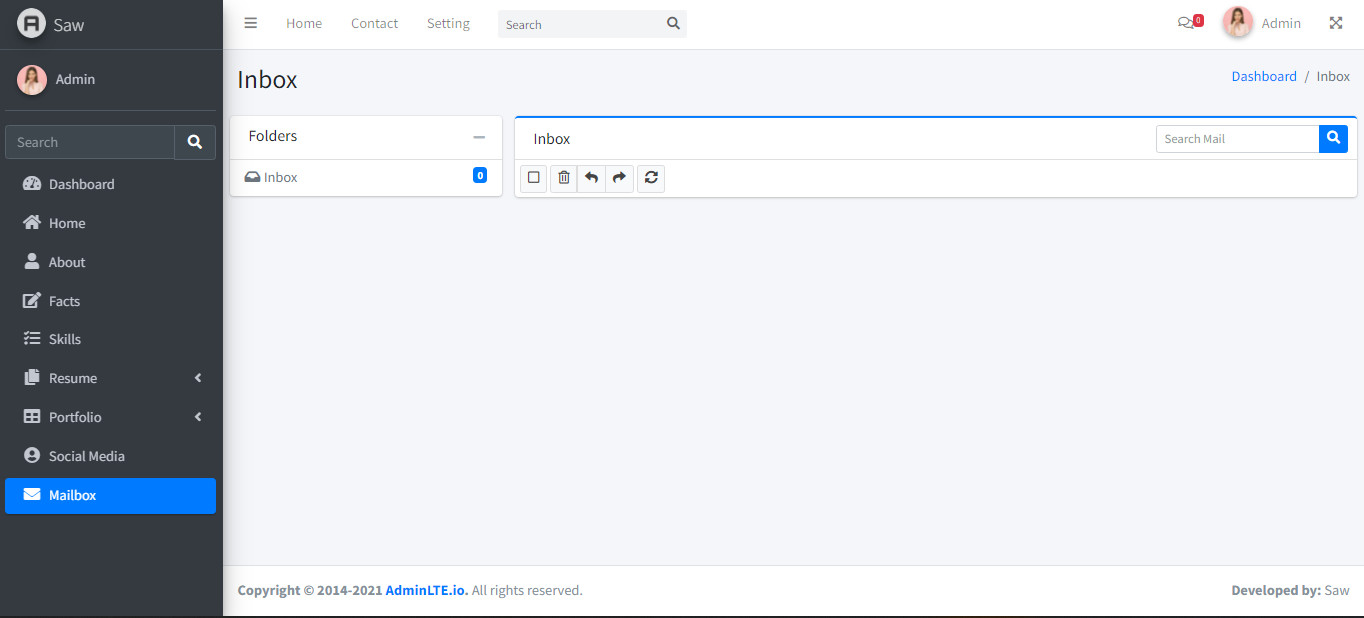 تصميم وبرمجة موقع شخصي