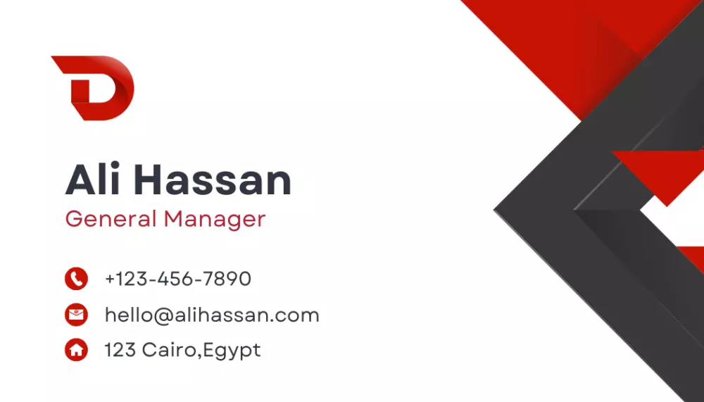 تصميم بطاقات عمل -Business Card