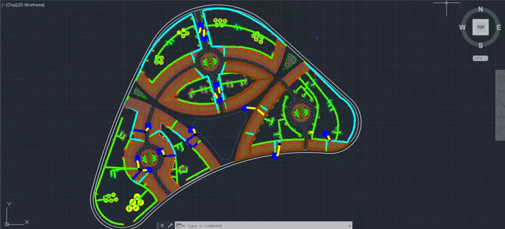 Design Irrigations system net whith hydrolic Loses sheet wtih Auto Cad