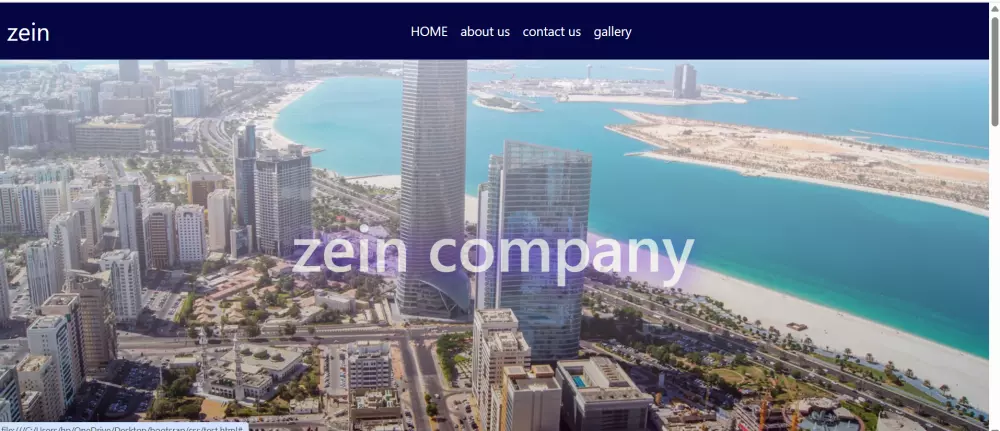 تطوير صفحة هبوط باستخدام html css js/tailwind css