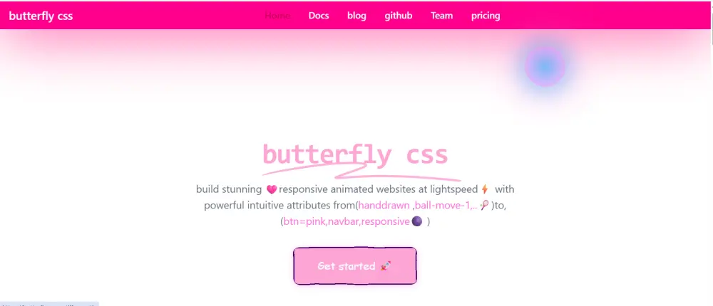 شراء حقوق ملكية واستحواذ كامل على إطار عمل Butterfly CSS