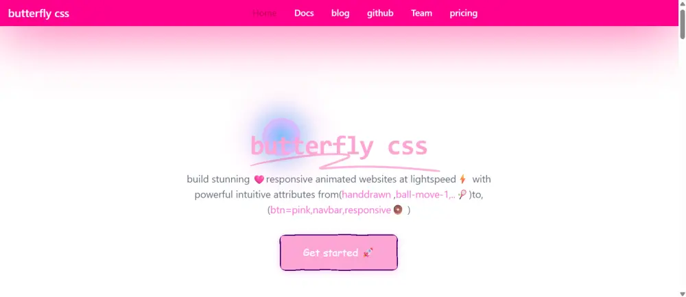 شراء حقوق ملكية واستحواذ كامل على إطار عمل Butterfly CSS