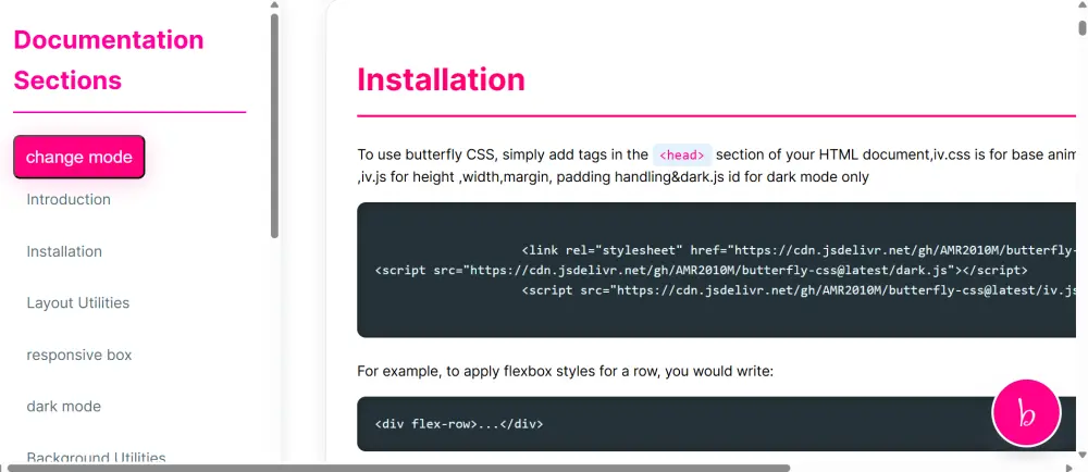 شراء حقوق ملكية واستحواذ كامل على إطار عمل Butterfly CSS