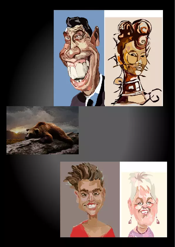 رسم كرتوني vector art