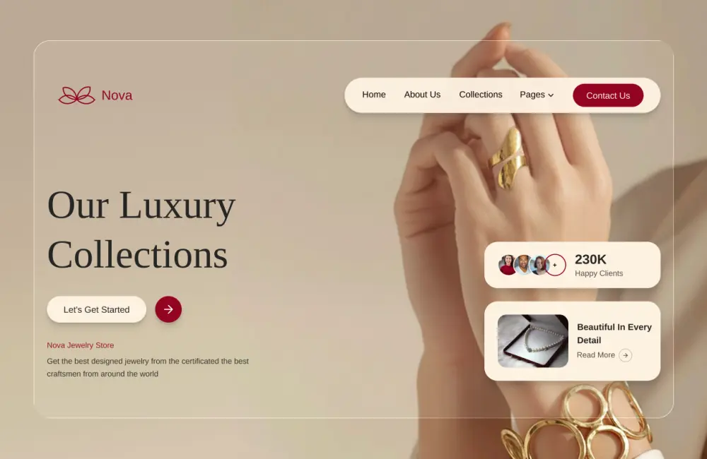 تصميم واجهة ويب أو صفحة هبوط باستخدام figma