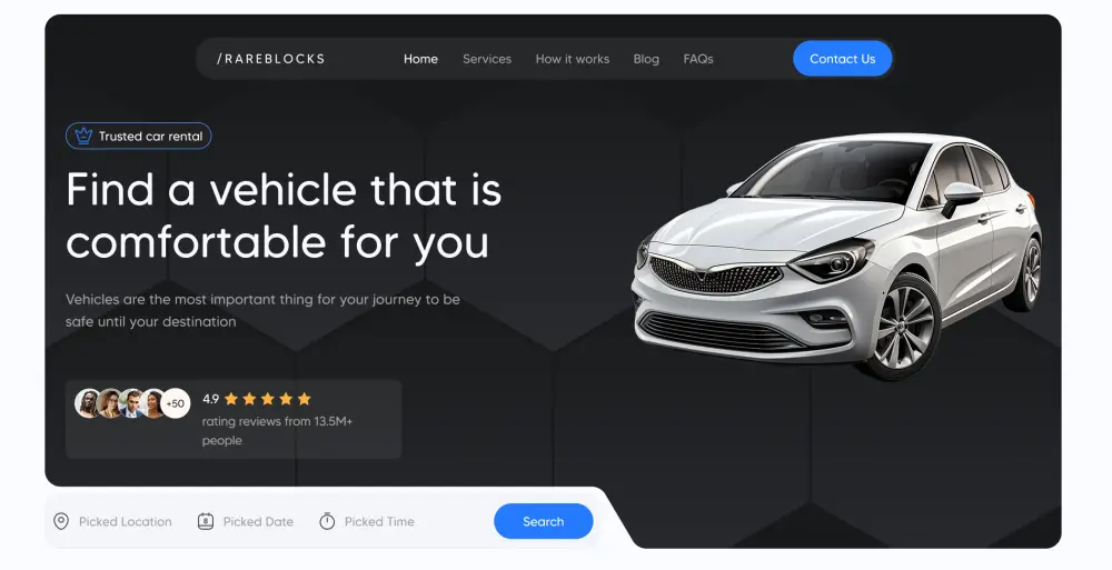 تصميم واجهة ويب أو صفحة هبوط باستخدام figma