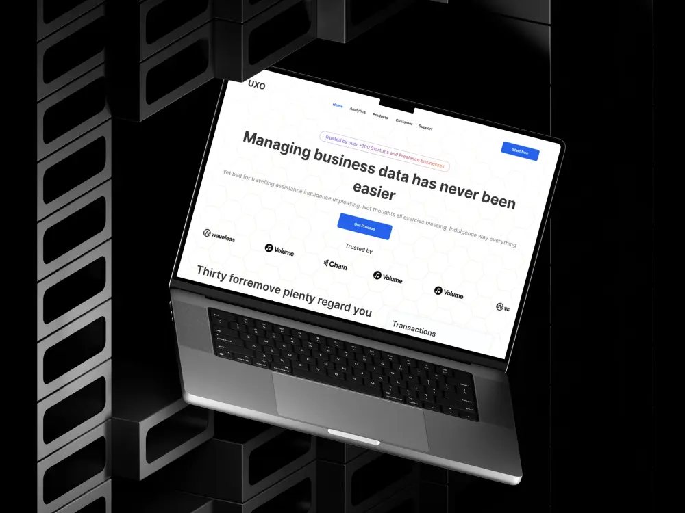 تصميم واجهة ويب أو صفحة هبوط باستخدام figma