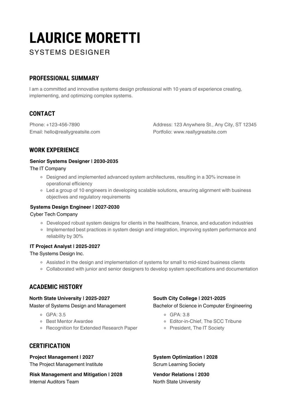 تصميم سيرة ذاتية احترافية (CV/Resume) باللغتين العربية/الإنجليزية بـ 5$ فقط!