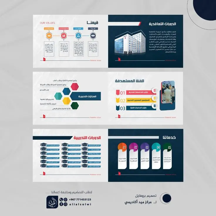 تصميم عروض تقديمية مميزه