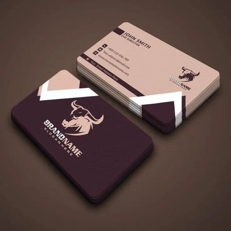 تصميم بطاقة عمل / كارت شخصي احترافي وعصري (Business Card)