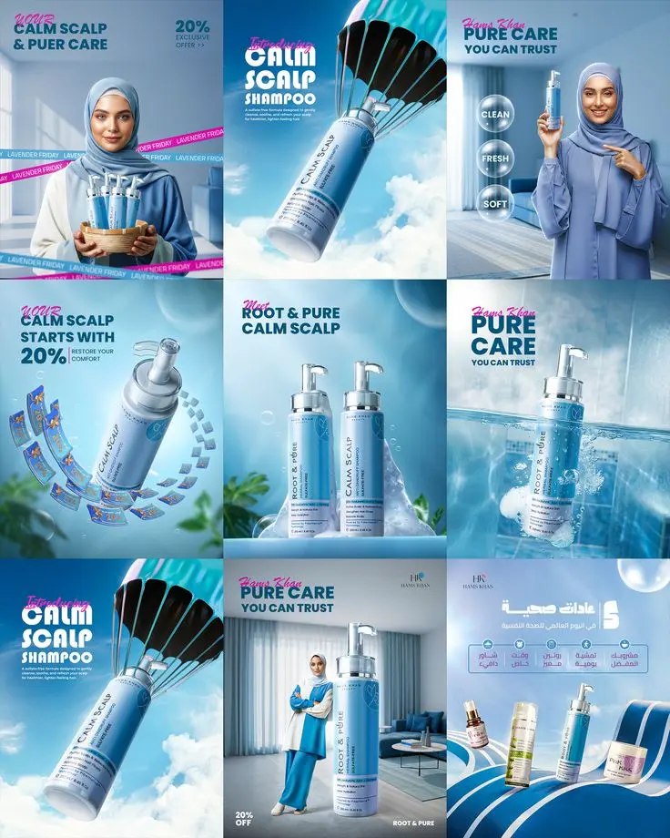 تصميم Social Media Template Kit احترافي وجاهز للنشر