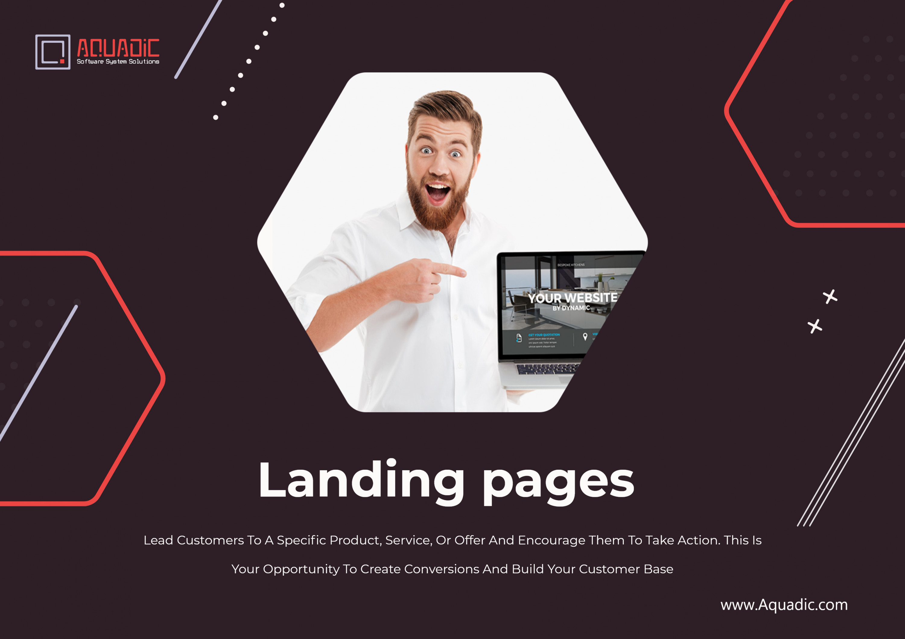 انشاء و تطوير صفحات تعريفية لشركتك - Landing Page